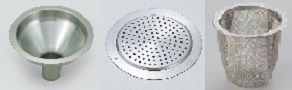 Sugatsune (Lamp) stainless steel funnel, stainless steel strainer, stainless steel cover, stainless steel ventilation grille, stainless steel cable bushing / grommet